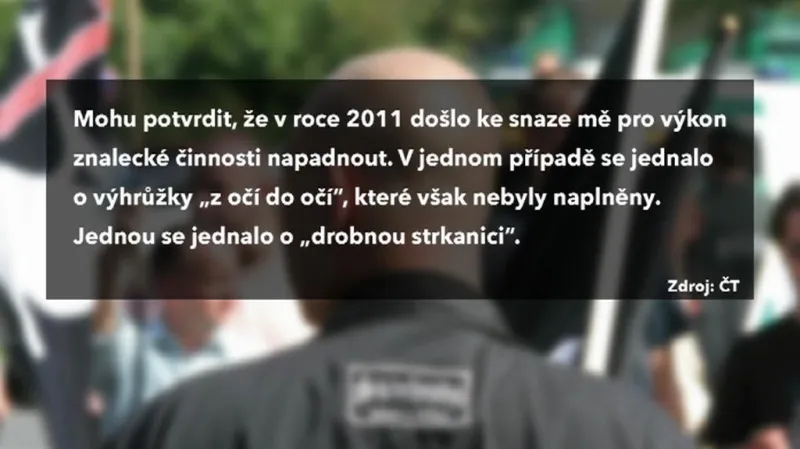 Prohlášení posledního znalce v oblasti extremismu