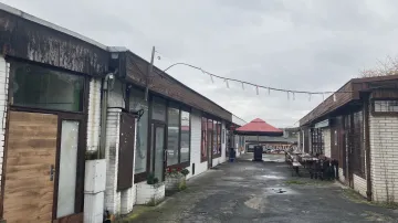 Budovy takzvaného Šmoulího města ve Zlíně