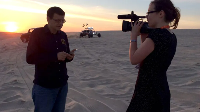 Martin Jaroš při rozhovoru pro web ČT24