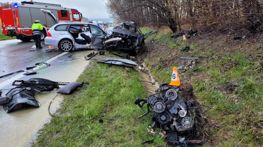 Vážná dopravní nehoda u Koclířova