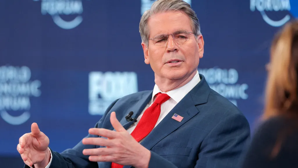 Americký ministr financí Scott Bessent (leden 2026)