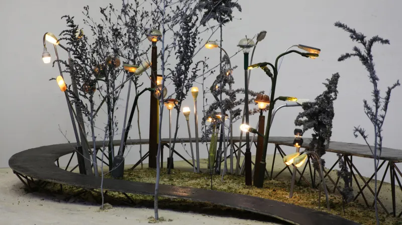 Vizualizace Botanické zahrady veřejného osvětlení