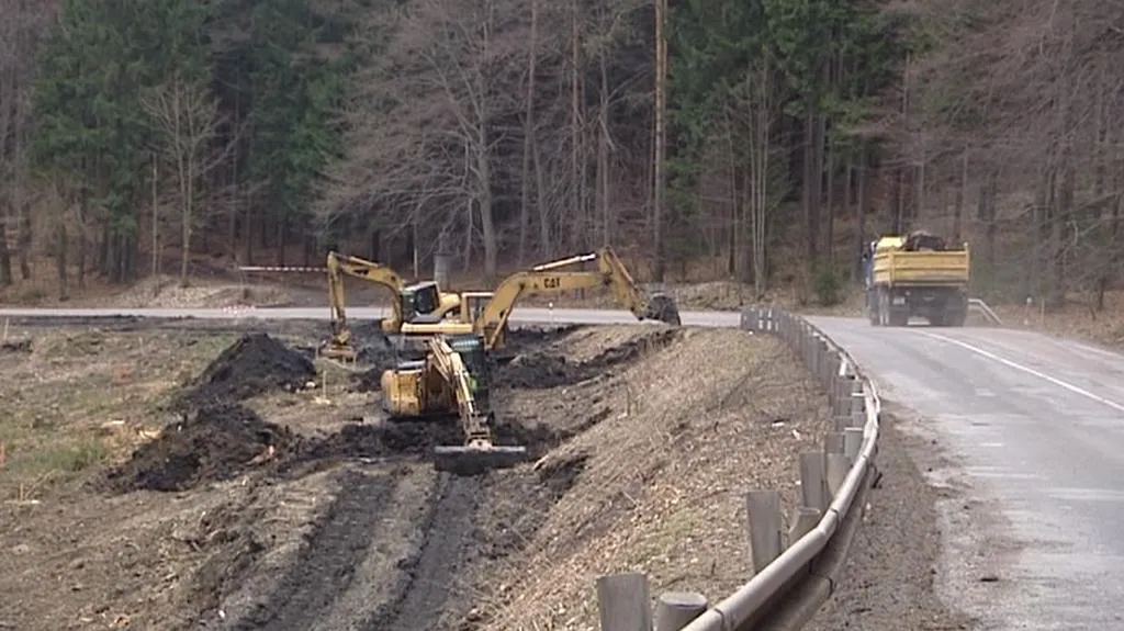 Rekonstrukce silnice na Broumovsku