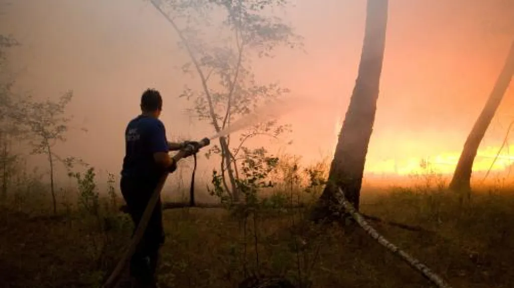 Požáry v Rusku