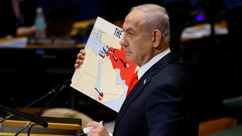 Projev Benjamina Netanjahua na Valném shromáždění OSN (26. září 2025)