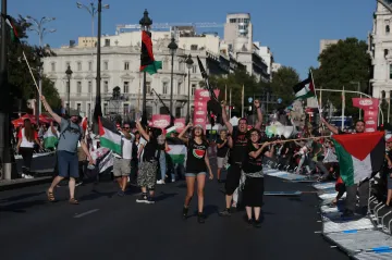 Španělský premiér chválí propalestinské demonstranty za narušení Vuelty