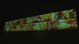 Fasáda galerie je stálou videomappingovou plochou