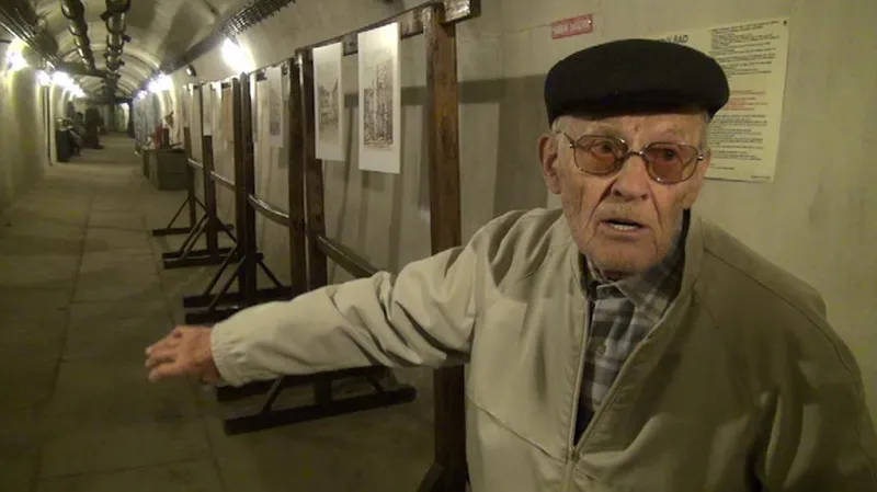 Karel Frank se po 70 letech vrátil do krytu