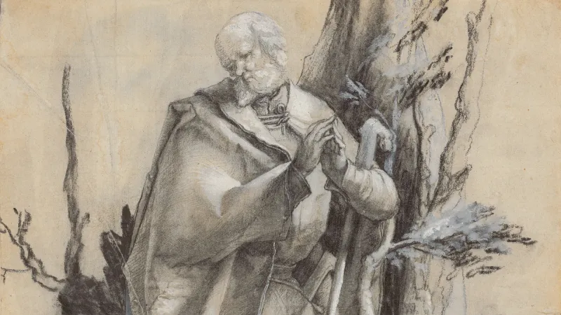 Matthias Grünewald, Mojžíš před hořícím keřem, cca 1516