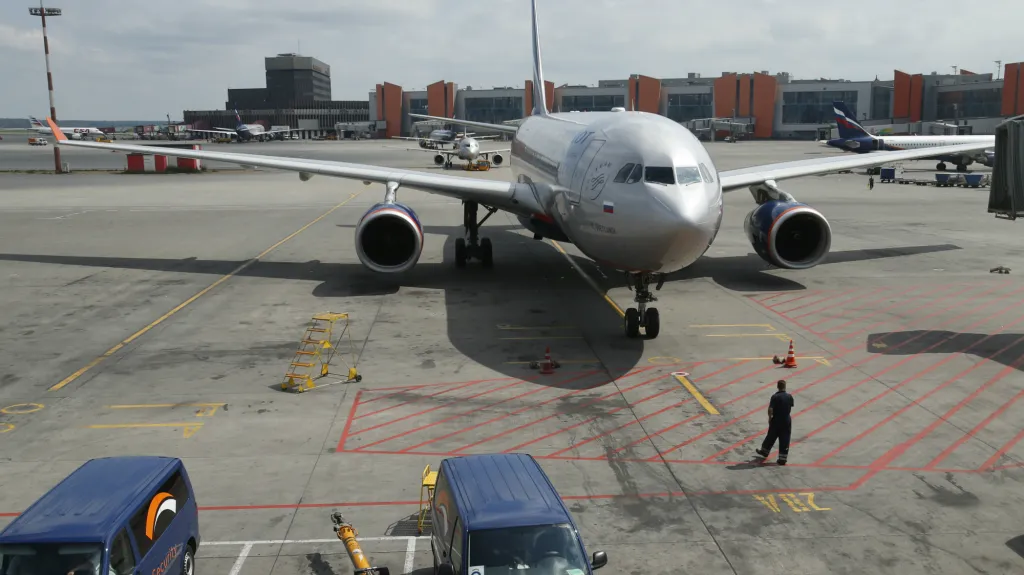 Letadlo společnosti Aeroflot míří na Kubu
