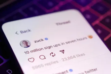 Threads opustila většina uživatelů, přiznal Zuckerberg