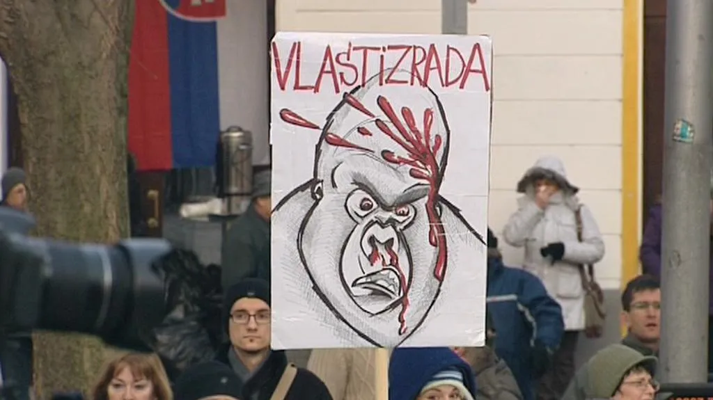 Protesty proti korupci na Slovensku