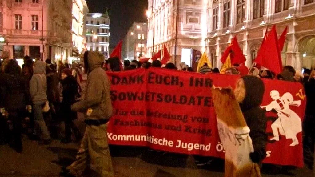 Demonstrace ve Vídni