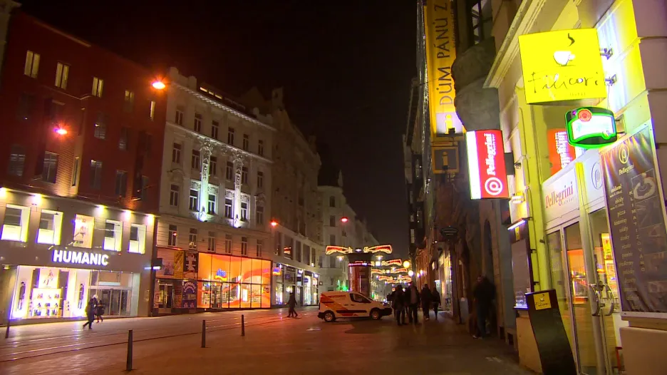 Centrum Brna je nápisy přeplněné