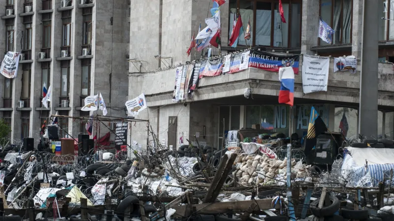 Barikády v Doněcku