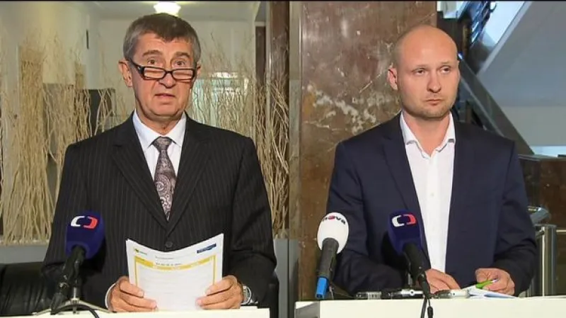 Brífink ministra Babiše a náměstka Wagenknechta