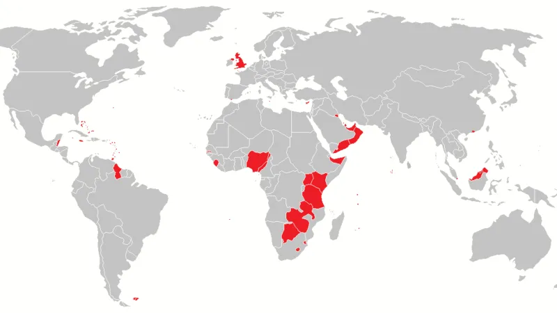 Britská říše v roce 1959