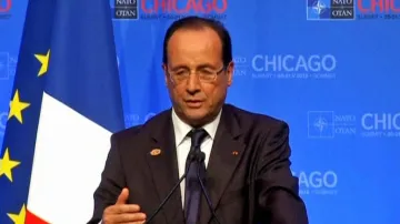 François Hollande na summitu NATO v Chicagu