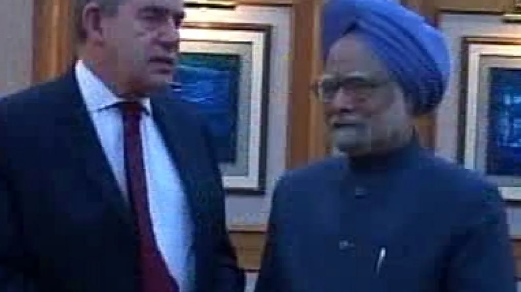 Gordon Brown a Manmóhan Singh