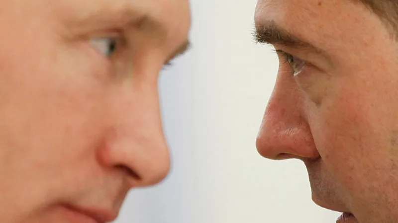 Vladimir Putin a Dmitrij Medvěděv