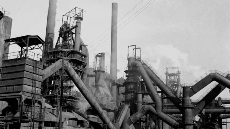 Vítkovické železárny Klementa Gottwalda (VŽKG) v roce 1950