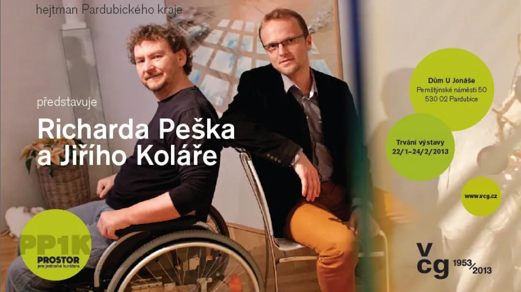Pozvánka na první výstavu z projektu Prostor pro jednoho kurátora