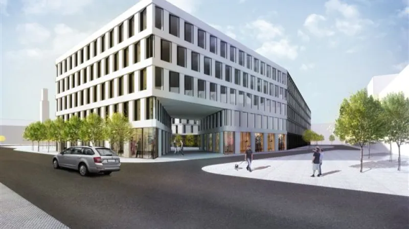 Vizualizace - pohled z ulice S. K. Neumanna