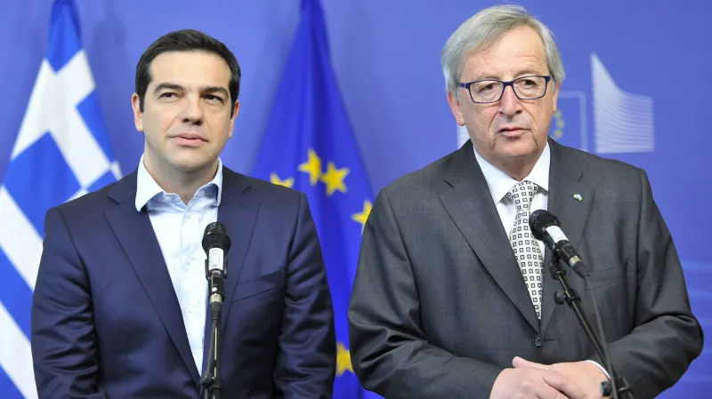 Alexis Tsipras a Jean-Claude Juncker