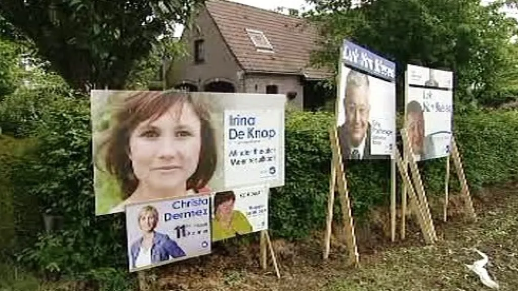 Předvolební kampaň v Belgii