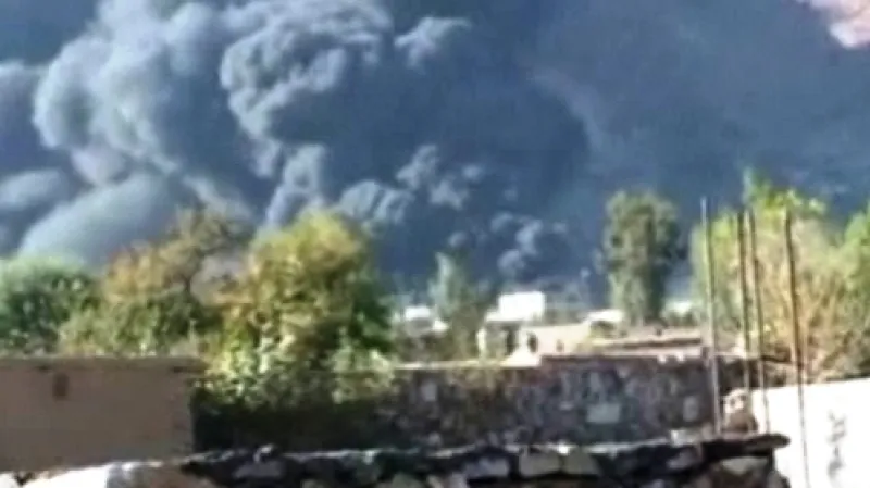 Následky útoku afghánského Talibanu