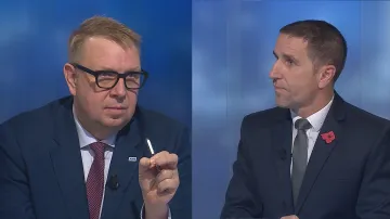 Aleš Juchelka (ANO) a Karel Haas (ODS)