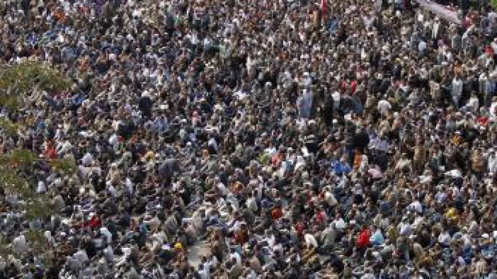 Den odchodu v ulicích Káhiry