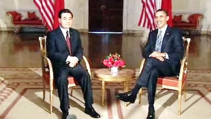 Chu Ťin-tchao a Barack Obama