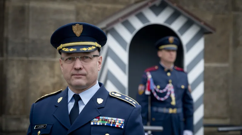 Velitel Hradní stráže Jiří Kývala