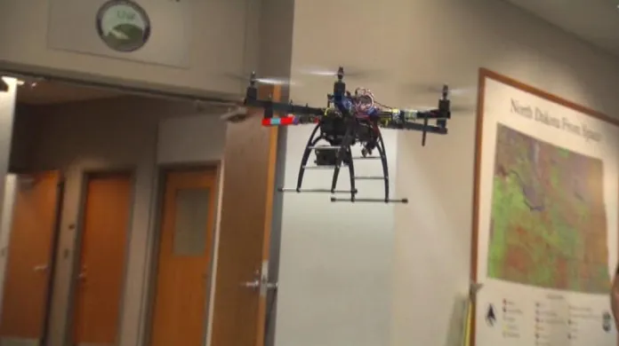 Drony jsou na vysoké škole v Grand Folks studijním oborem