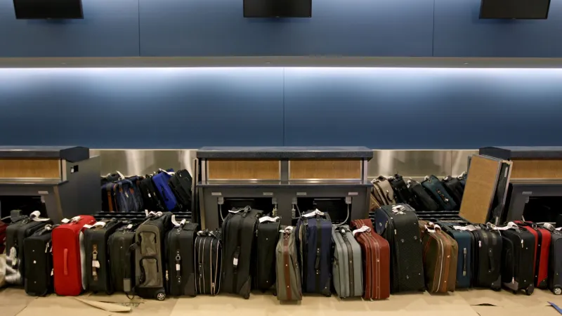 Kufry na letišti