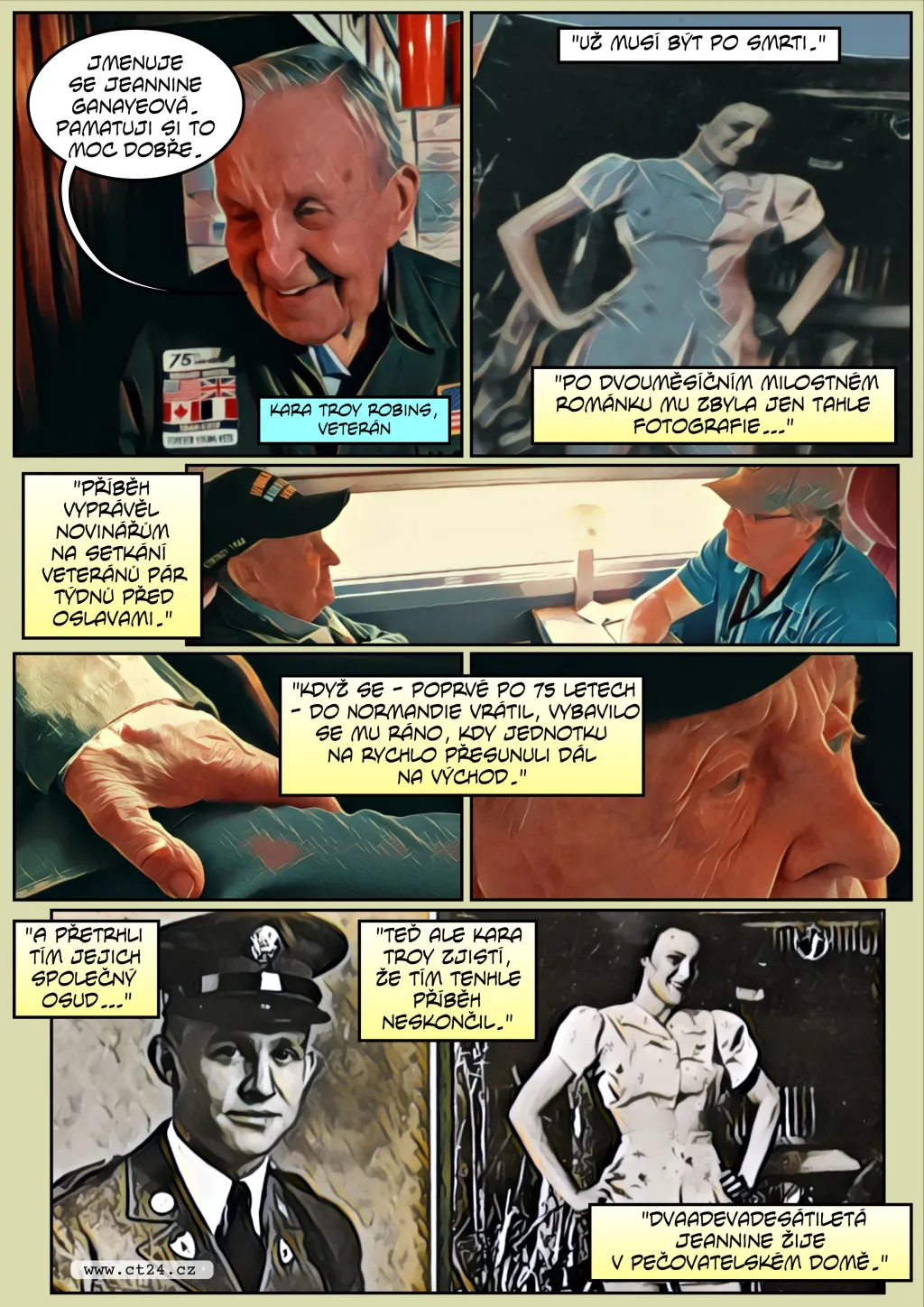 Komiks: Americký veterán našel ztracenou lásku