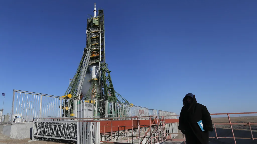 Sojuz se chystá ke startu