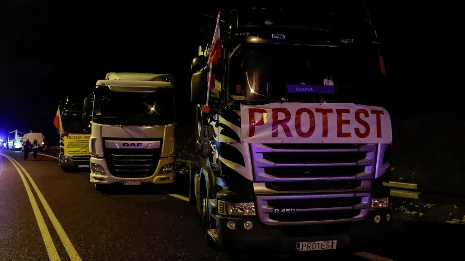 Protest na polsko-ukrajinské hranici