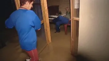 Záplavy v obci Polom