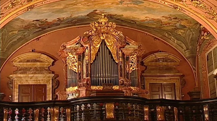 Zrcadlová kaple Klementina / barokní varhany