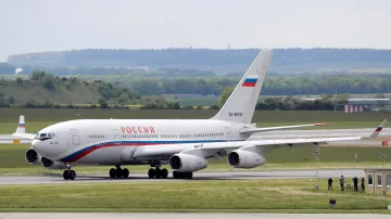 Ruský vládní speciál na pražském letišti (snímek z roku 2021)