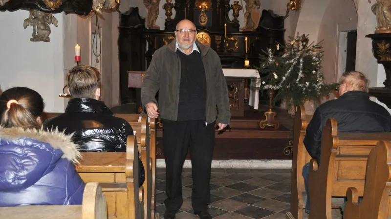 Vánoční koncert v kostele sv. Kateřiny  v obci Obora