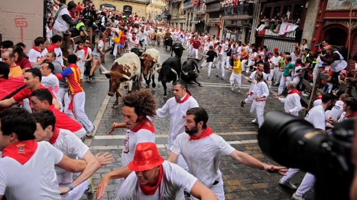 Běh s býky na oslavu svatého Fermína