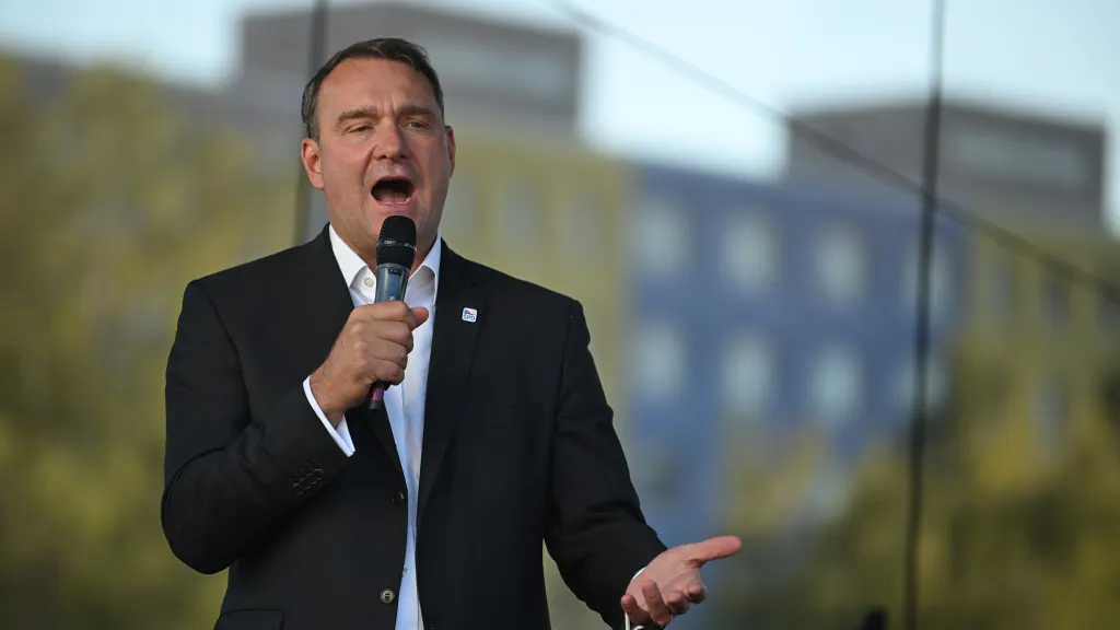 Předseda poslaneckého klubu SPD Radim Fiala,18. 9. 2025