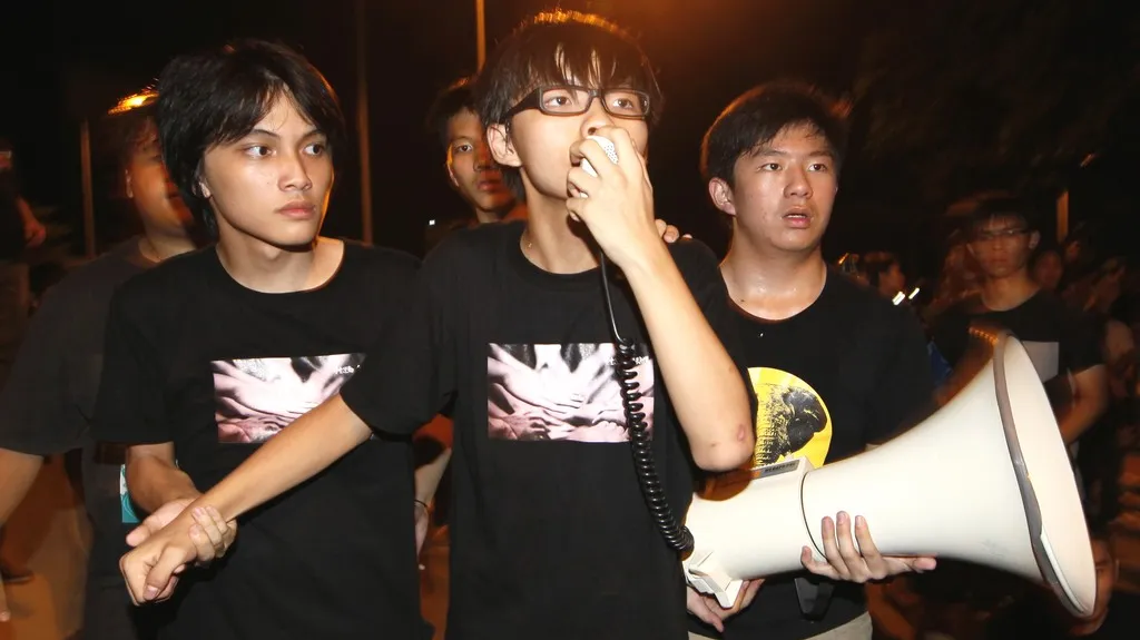 Protesty dětí v Hongkongu