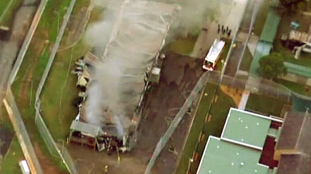 Požár azylového centra v Sydney