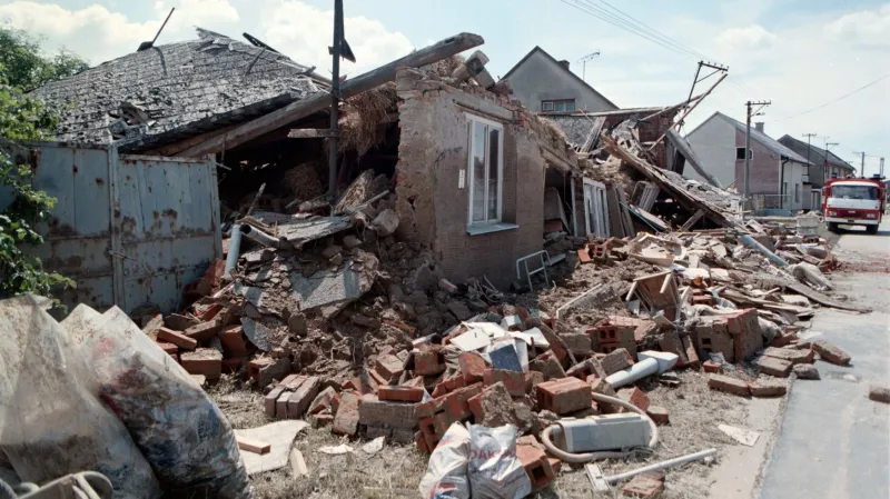 Troubky po povodni v roce 1997