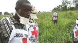 Pracovníci Červeného kříže v Africe