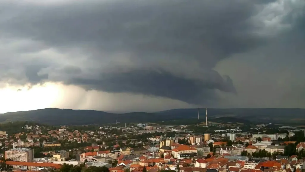 Supercela na Příbramsku
